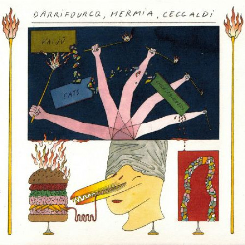 Kaiju eats cheeseburgers